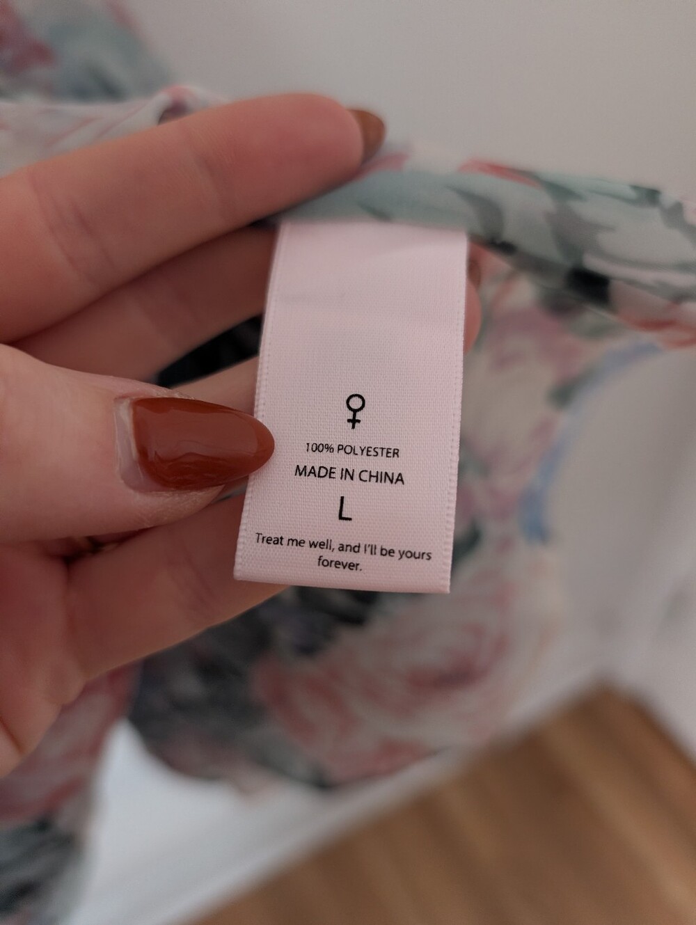 Selkie Blue Pink Pastel Floral My So Called Life Empress Babydoll Tie Mini Dress - Picture 5 of 7